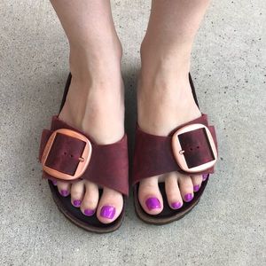 birkenstock madrid big buckle zinfandel 39